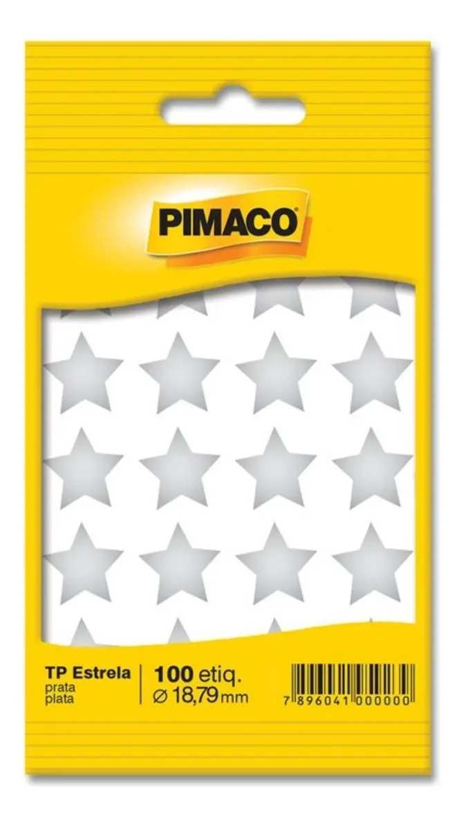 ETIQUETA ESTRELA PIMACO